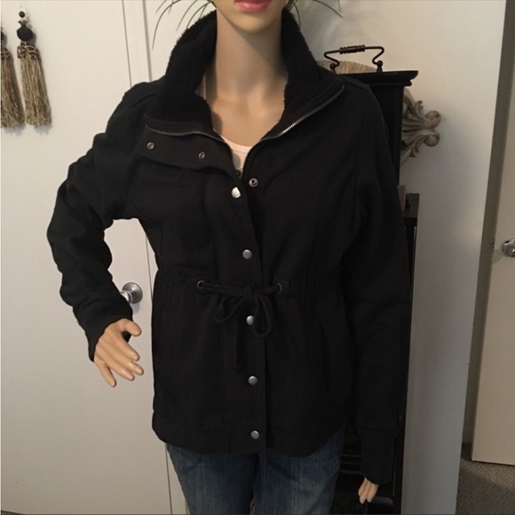 details Intl Jackets & Blazers - Details Intl Black Zip Up Jacket Size L Like New